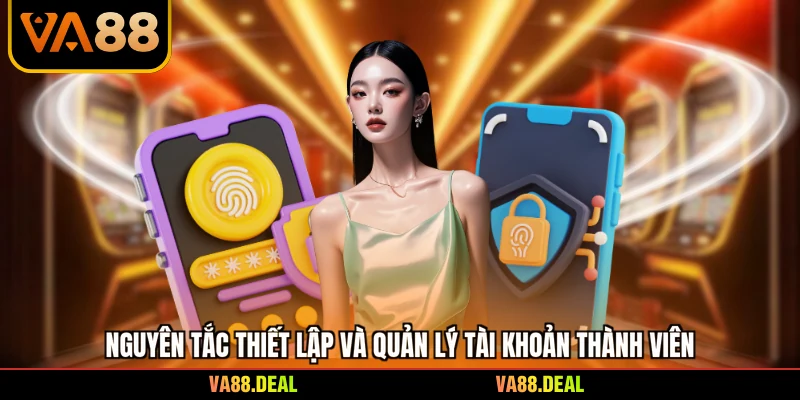 Nguyên tắc thiết lập và quản lý tài khoản thành viên